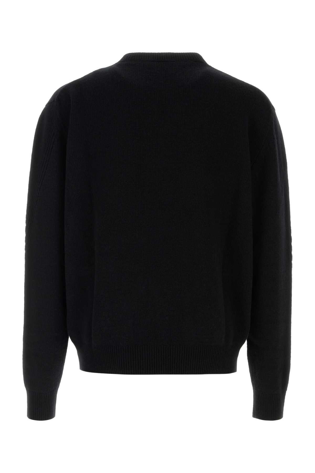 Givenchy Men Black Wool Blend Sweater GIVENCHY
