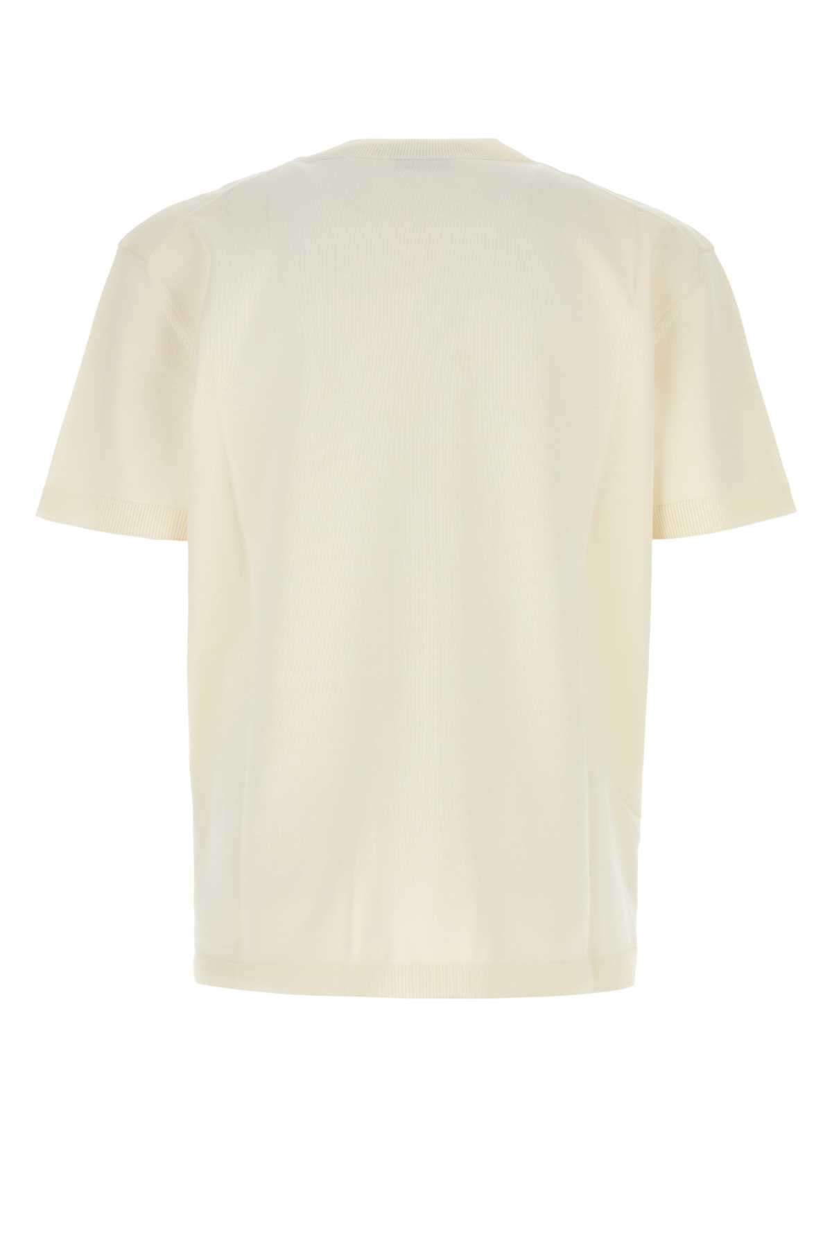 Givenchy Men Ivory Cotton T-Shirt