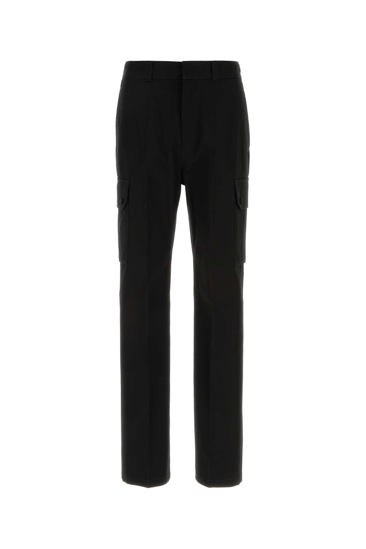 Givenchy Men Black Cotton Cargo Pant GIVENCHY