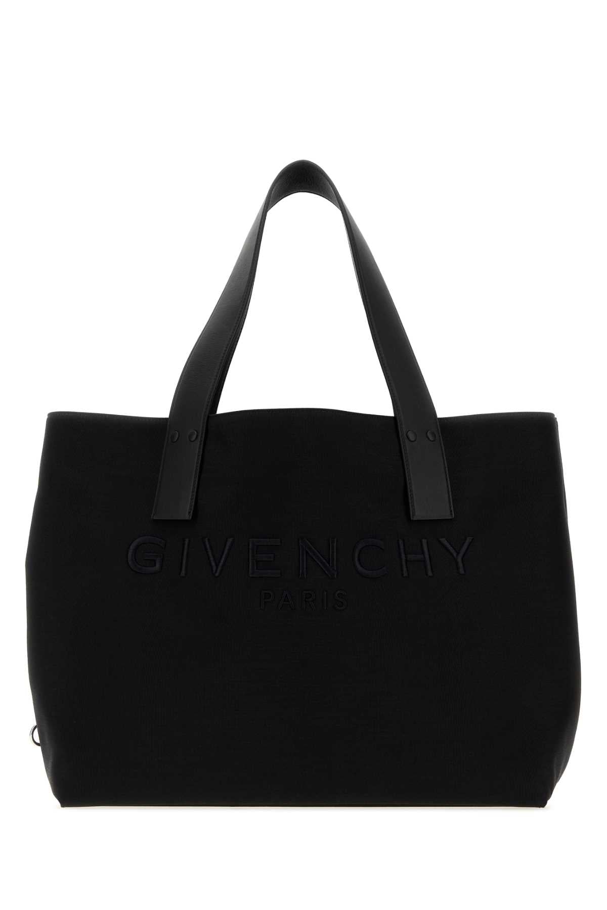 Givenchy Men Black Canvas Givenchy Cargo Shopping Bag GIVENCHY