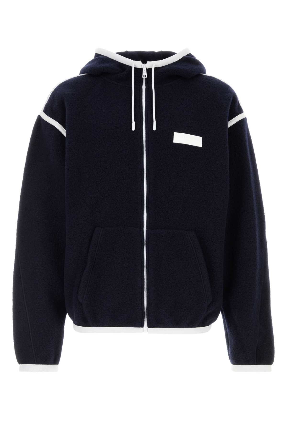 Givenchy Men Dark Blue Wool Jacket GIVENCHY