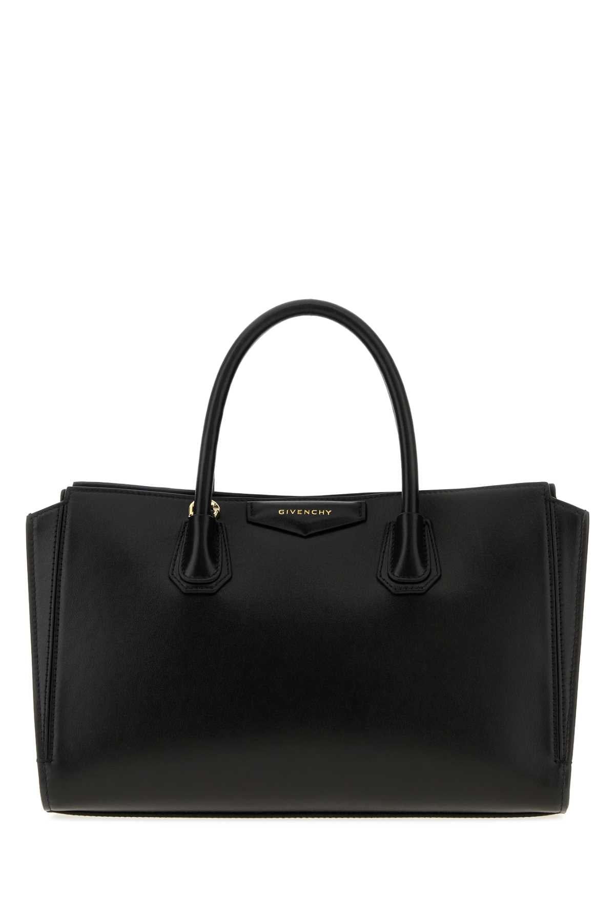 Givenchy Women Black Leather Small Antigona Catchall Handbag GIVENCHY