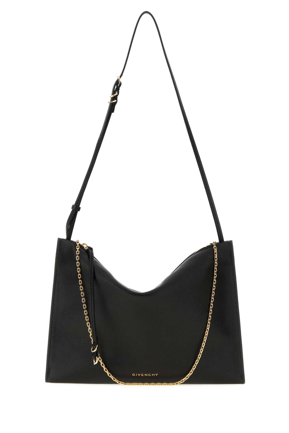 Givenchy Women Black Leather Voyou Shoulder Bag GIVENCHY