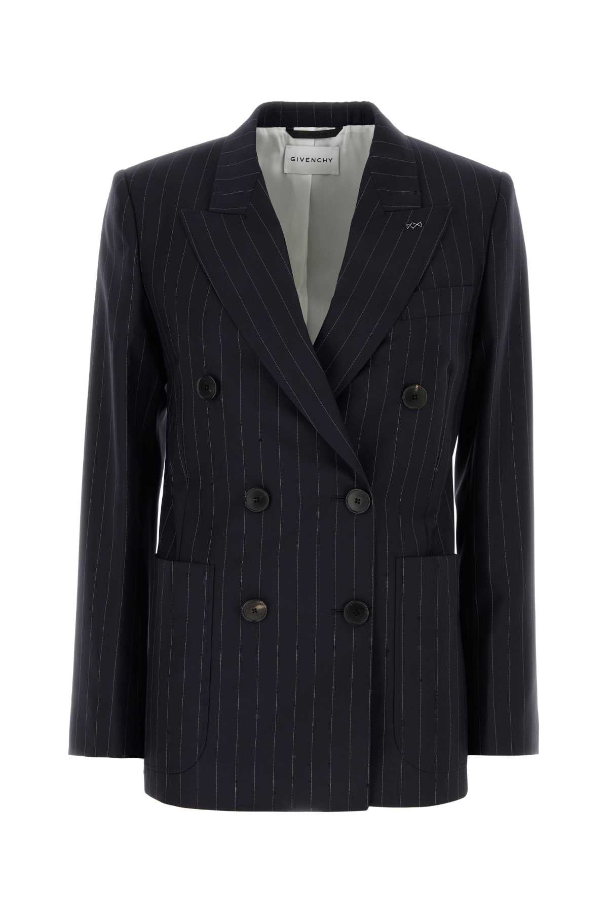 Givenchy Women Embroidered Wool Blazer GIVENCHY
