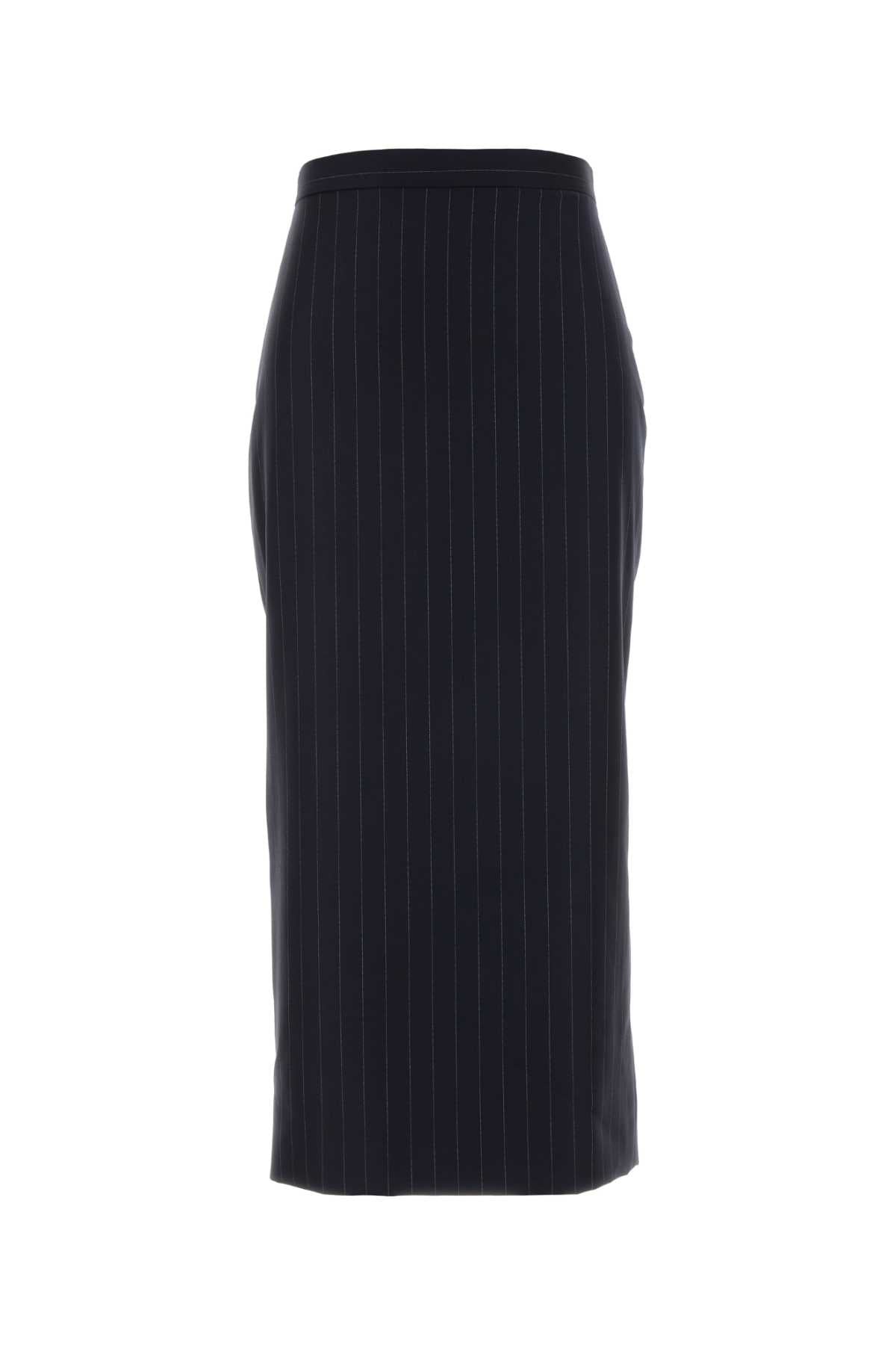 Givenchy Women Embroidered Wool Skirt GIVENCHY
