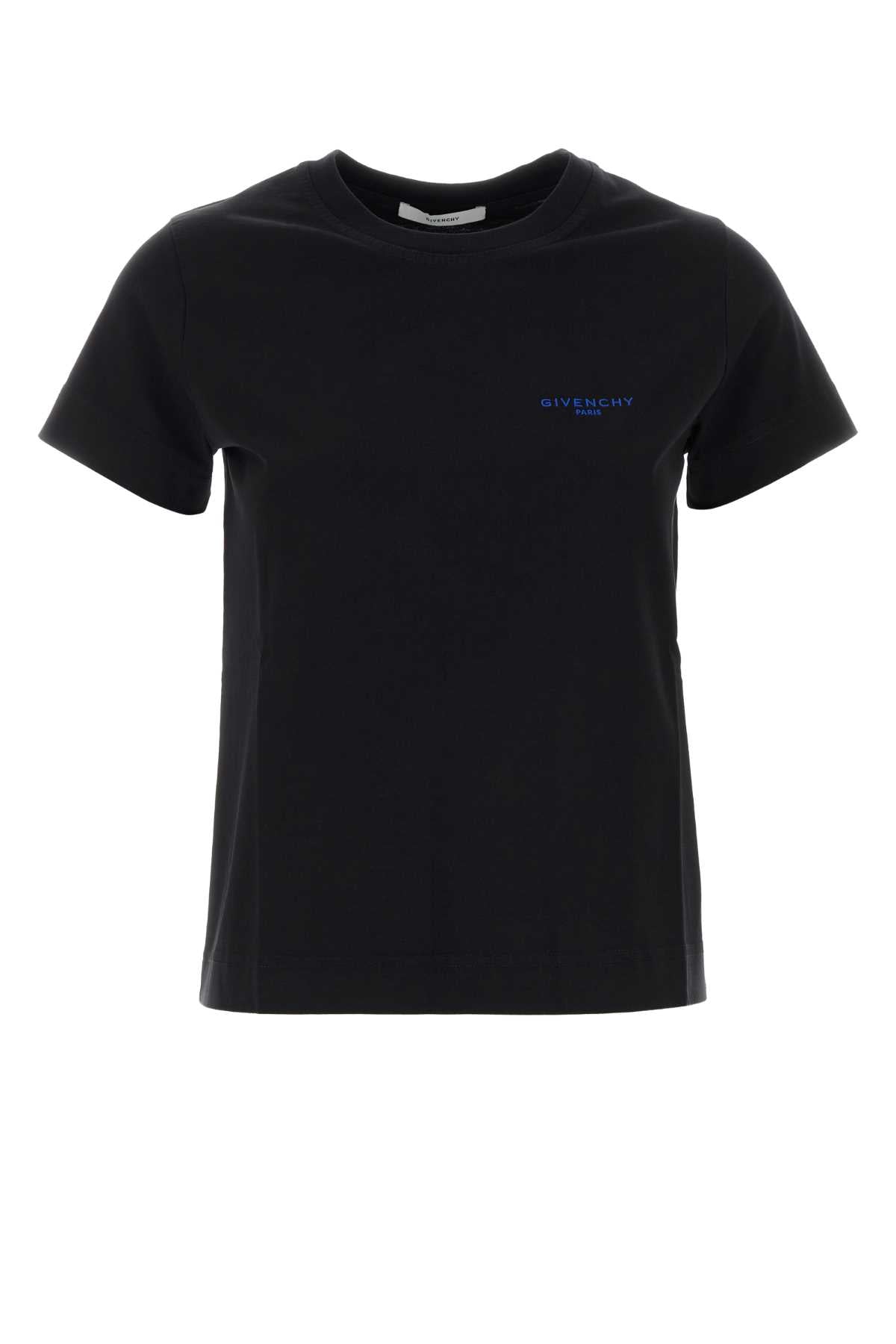 Givenchy Women Black Cotton T-Shirt GIVENCHY