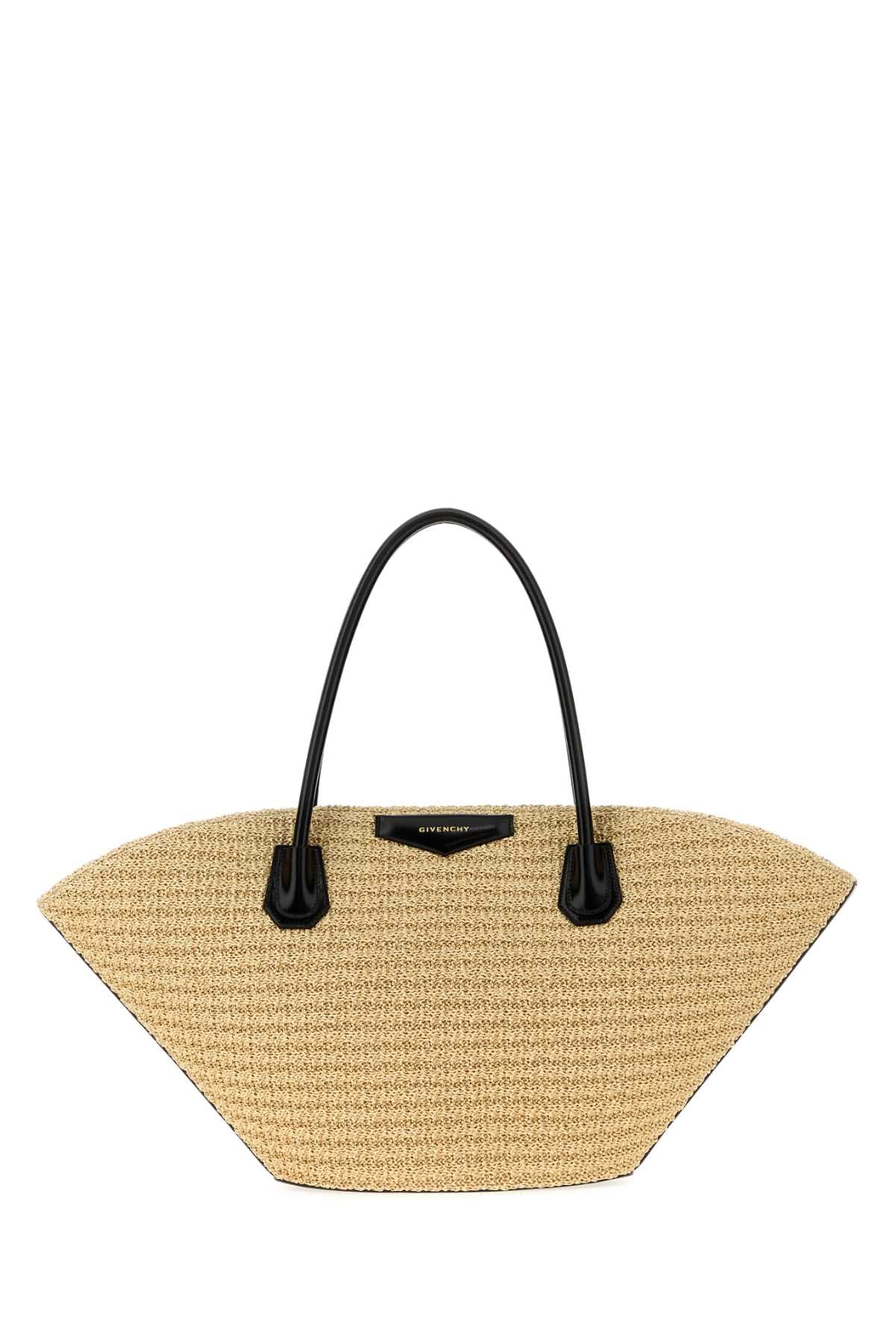 Givenchy Women Raffia Small Antigona Sunset Shopping Bag GIVENCHY