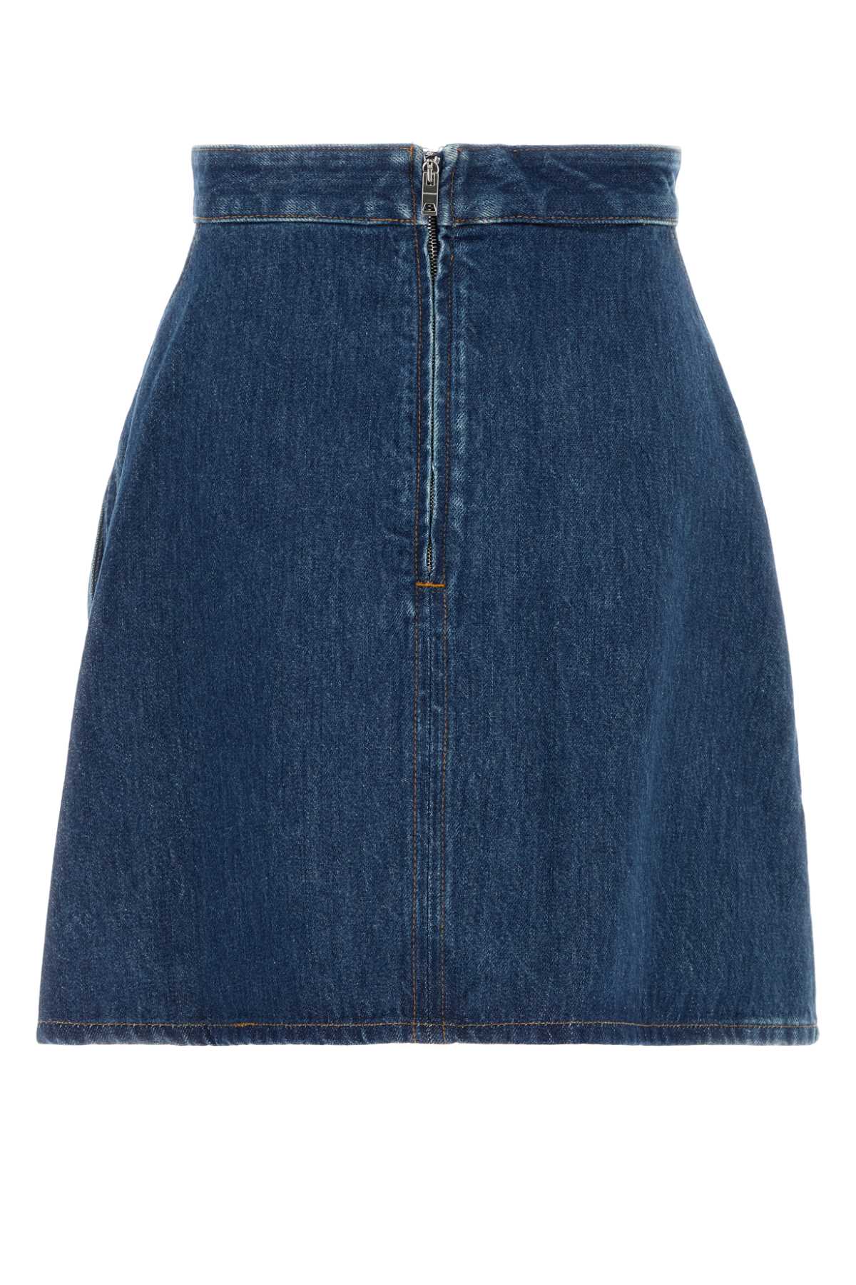 Givenchy Women Blue Denim Mini Skirt GIVENCHY