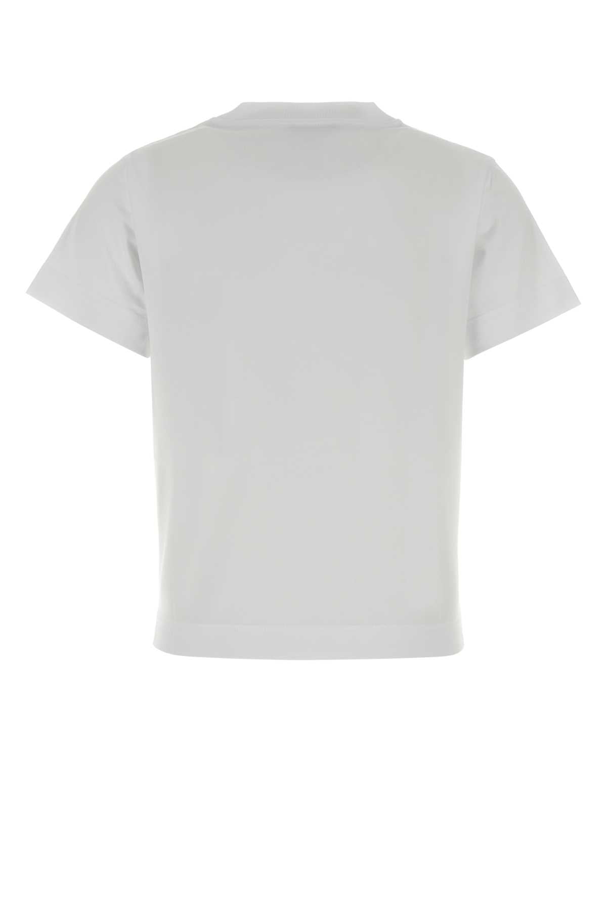 Givenchy Women White Cotton T-Shirt GIVENCHY
