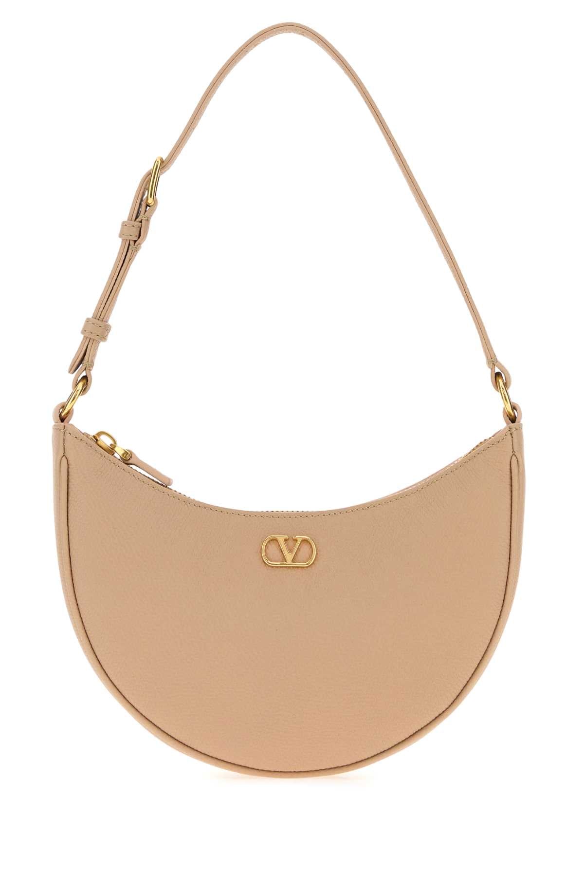 Valentino Garavani Women Skin Pink Leather Mini Vlogo Shoulder Bag VALENTINO GARAVANI