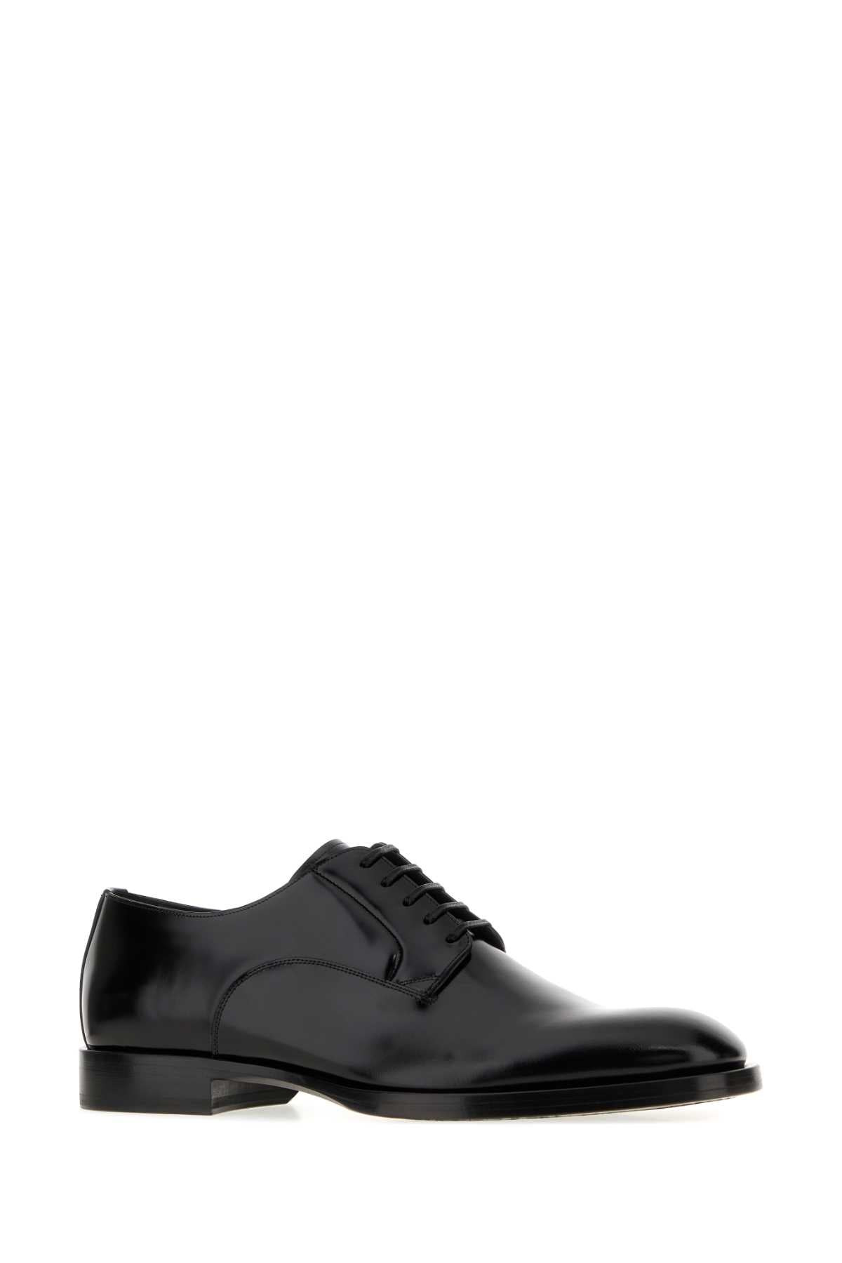 Dolce & Gabbana Men Black Leather Lace-Up Shoes DOLCE & GABBANA