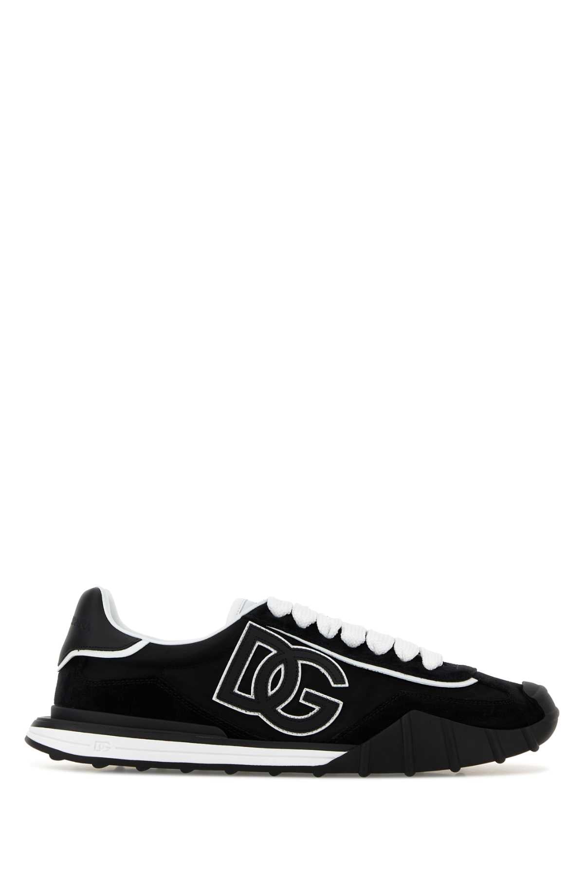 Dolce & Gabbana Men Black Dg Athletic Sneakers DOLCE & GABBANA