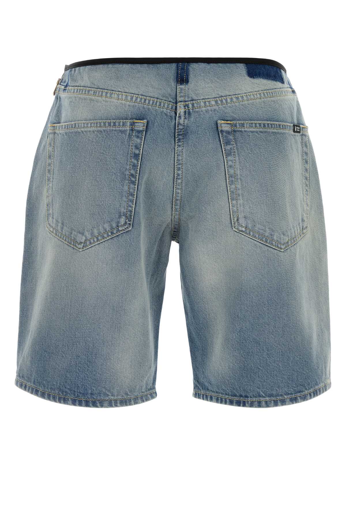 Prada Women Denim Bermuda Shorts PRADA