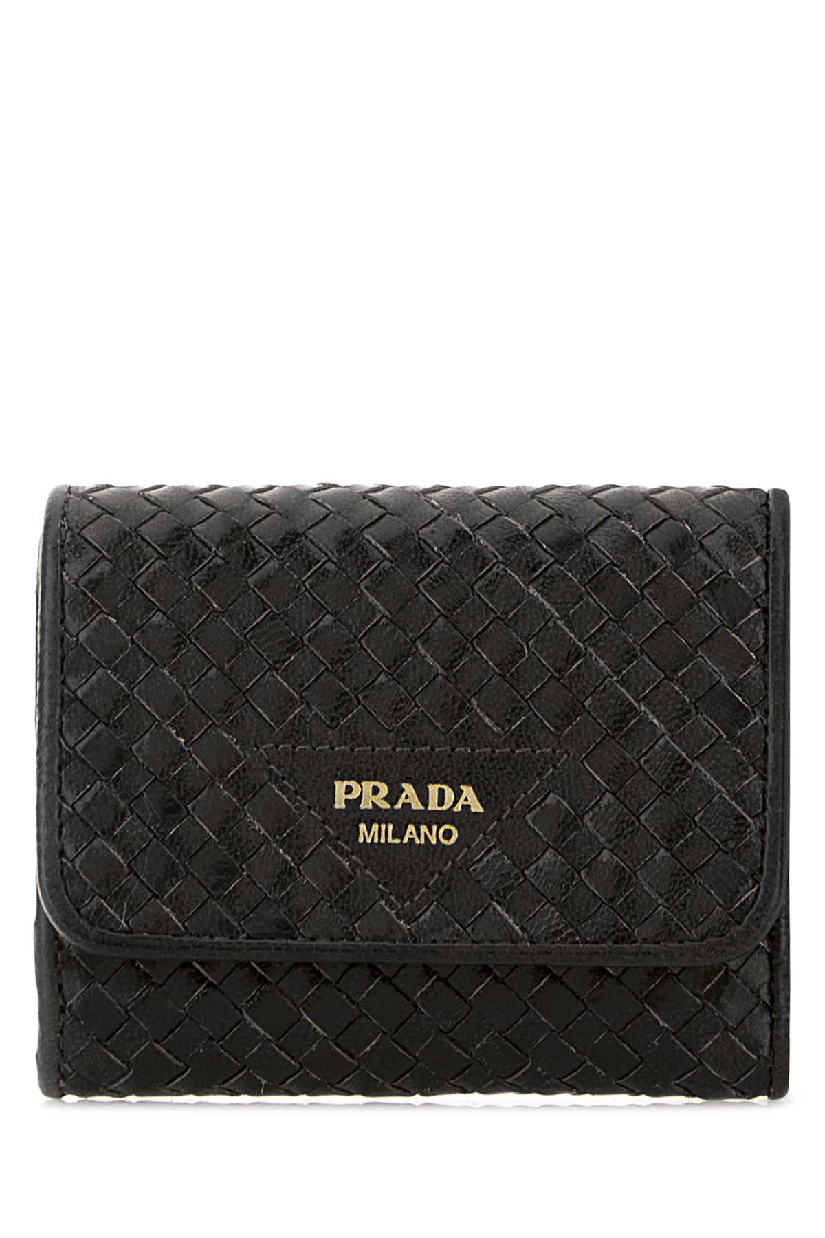 Prada Women Black Leather Wallet PRADA