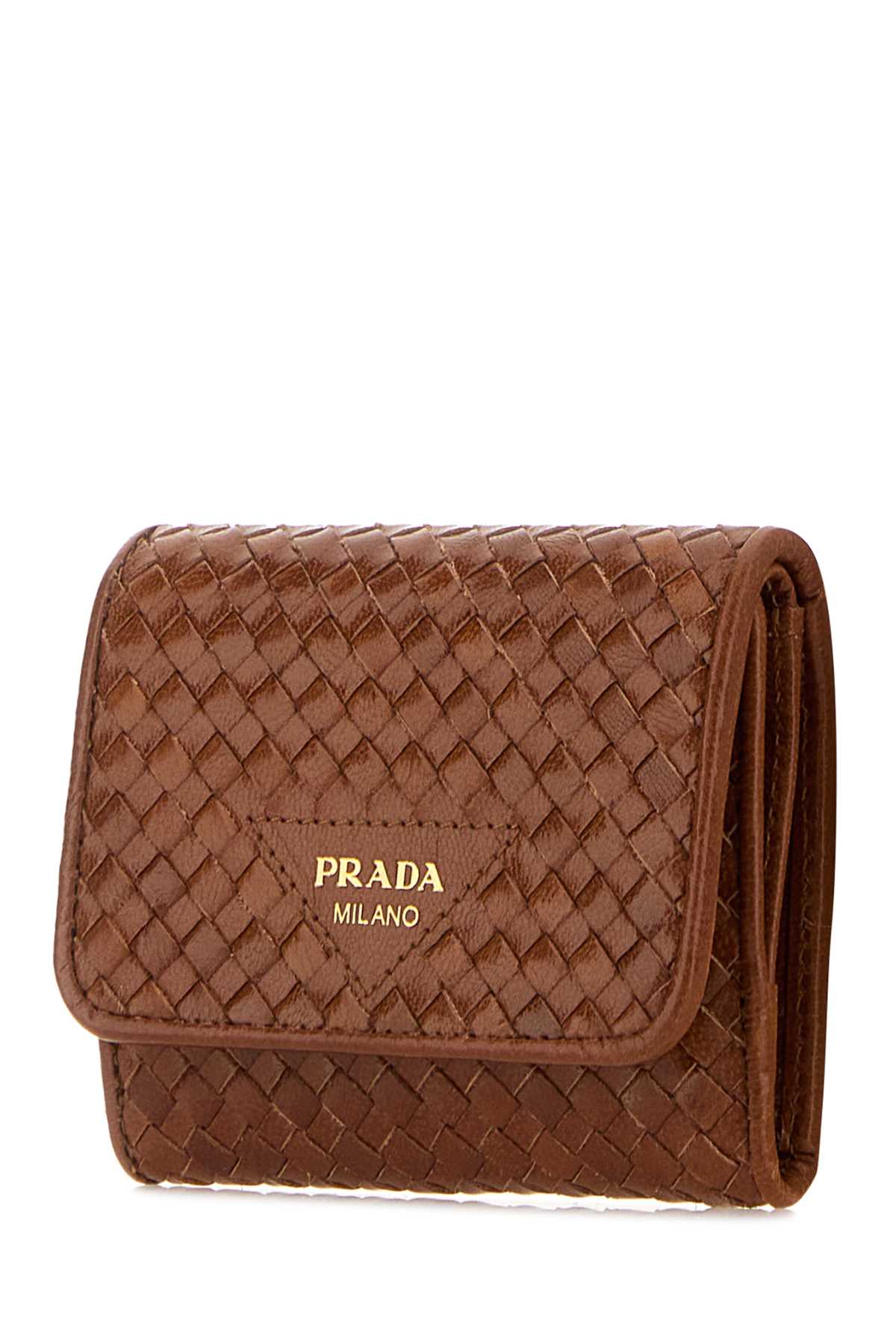 Prada Women Caramel Leather Wallet PRADA