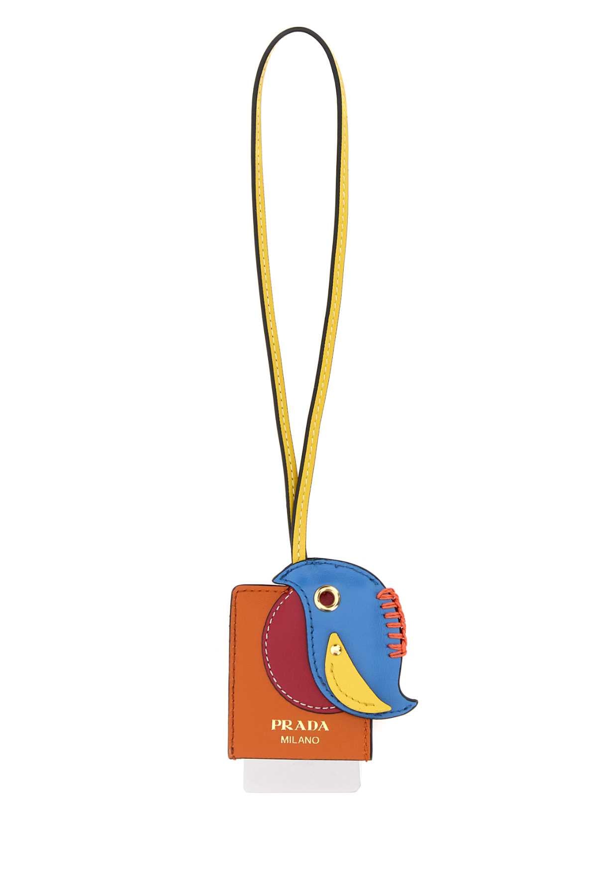 Prada Women Multicolor Leather Bag Charm PRADA