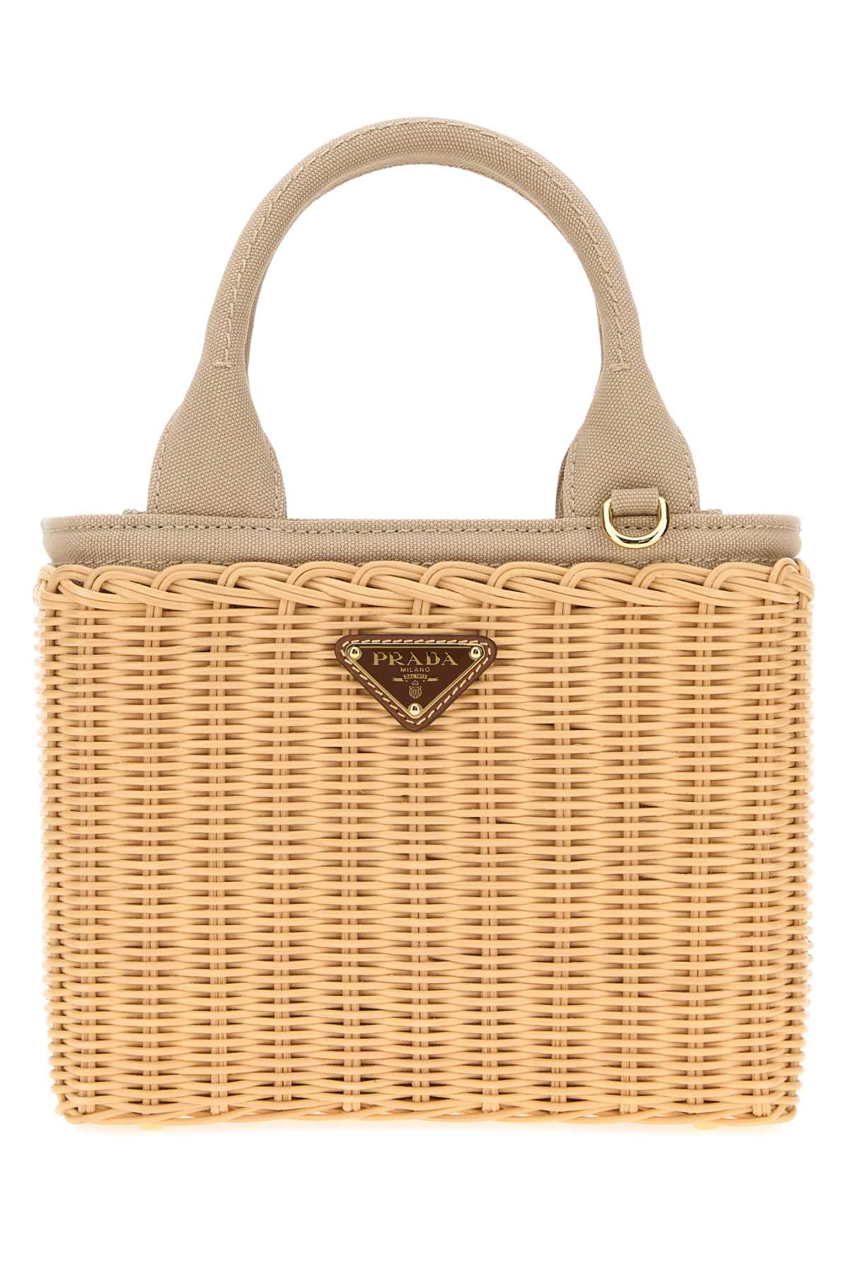 Prada Women Wicker Small Handbag PRADA
