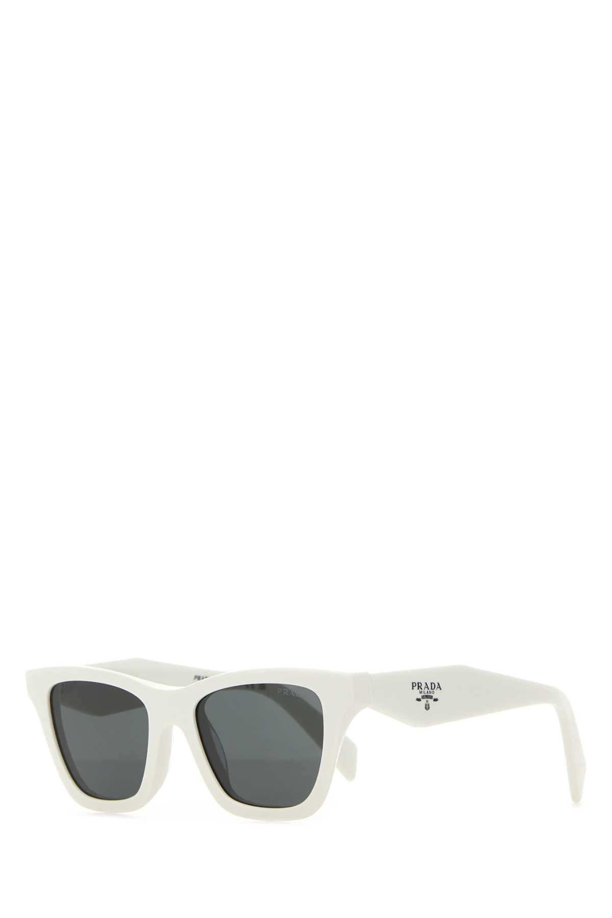 Prada Women White Acetate Sunglasses PRADA