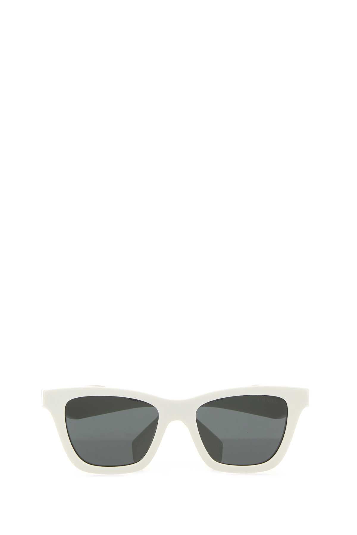 Prada Women White Acetate Sunglasses PRADA