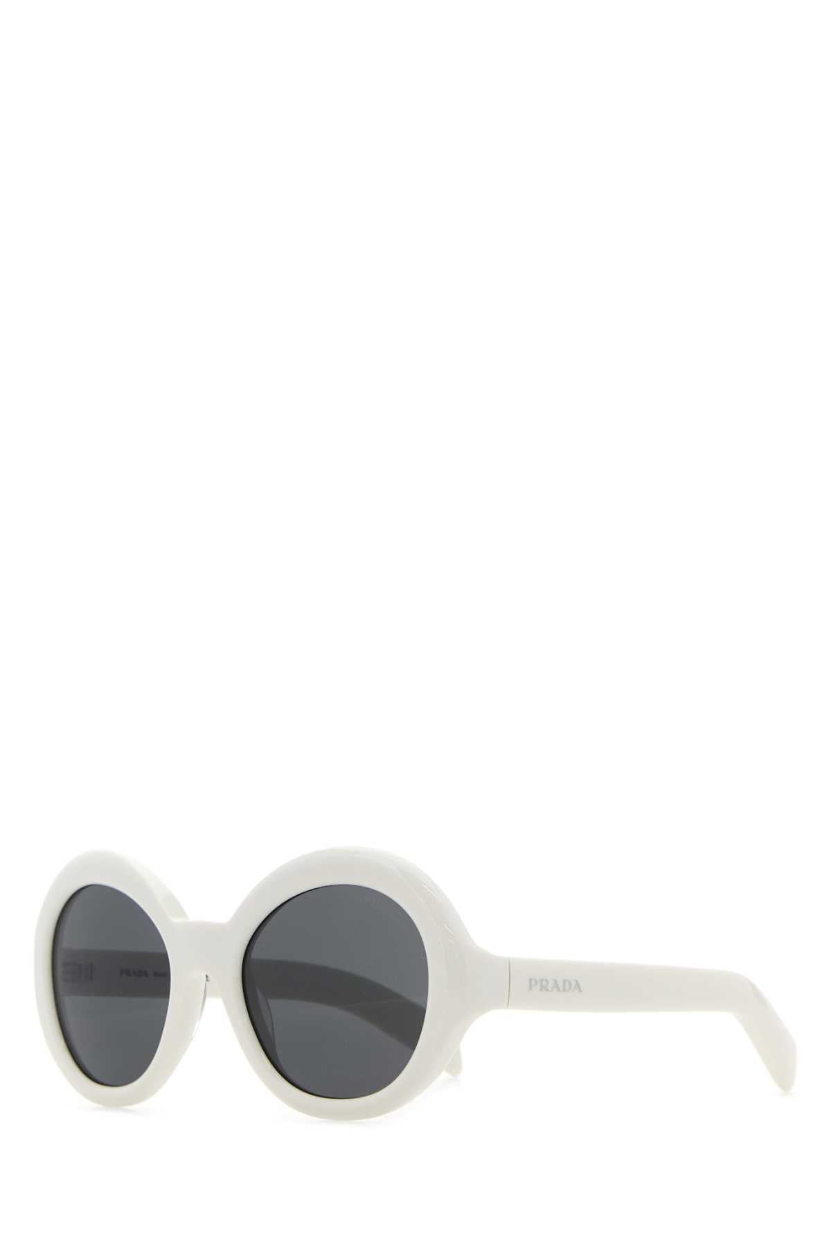 Prada Women White Acetate Prada Eyewear Collection Sunglasses PRADA