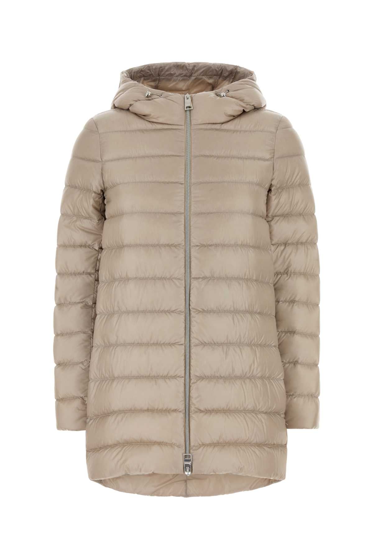 Herno Women Sand Nylon Down Jacket HERNO
