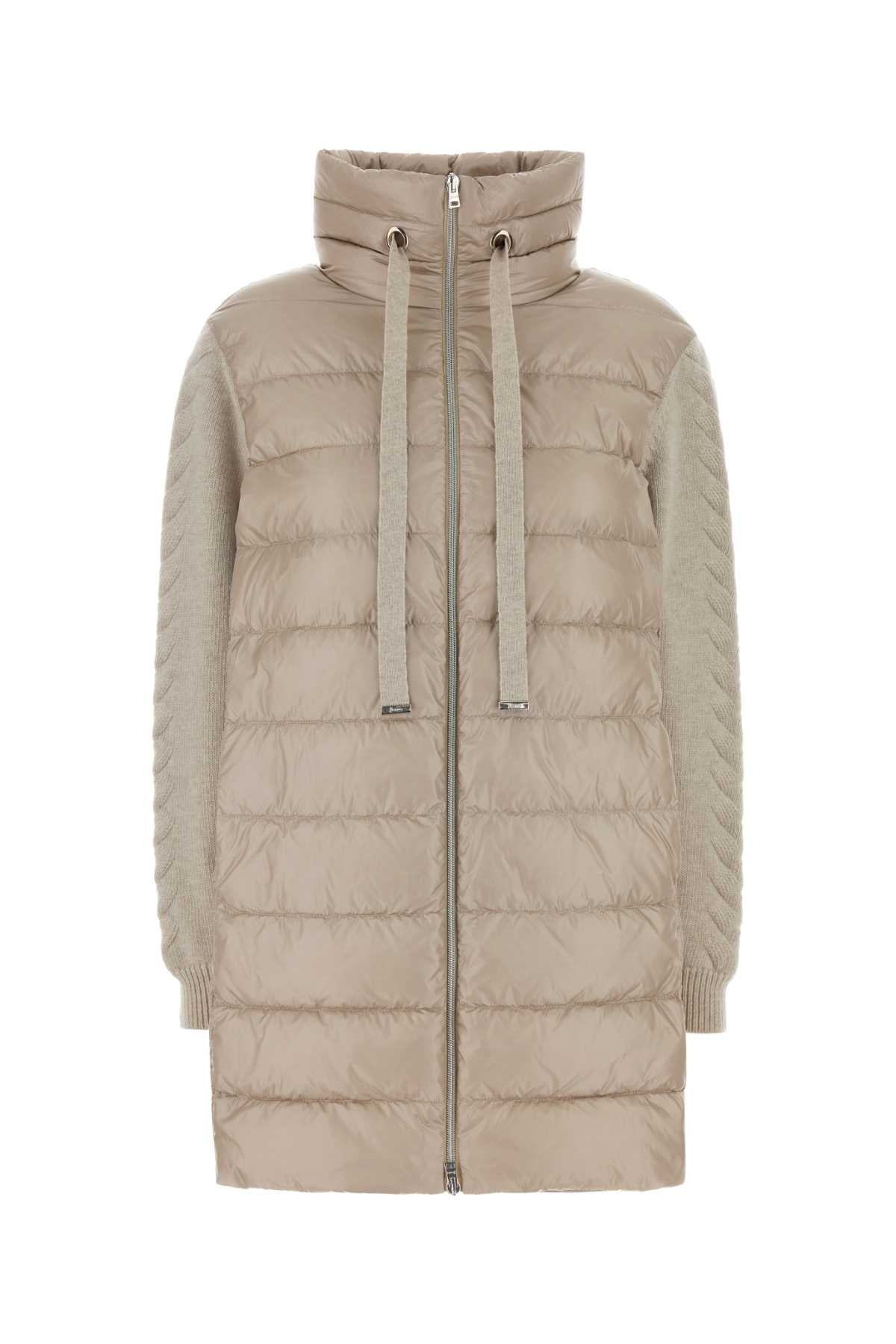 Herno Women Sand Nylon Down Jacket HERNO