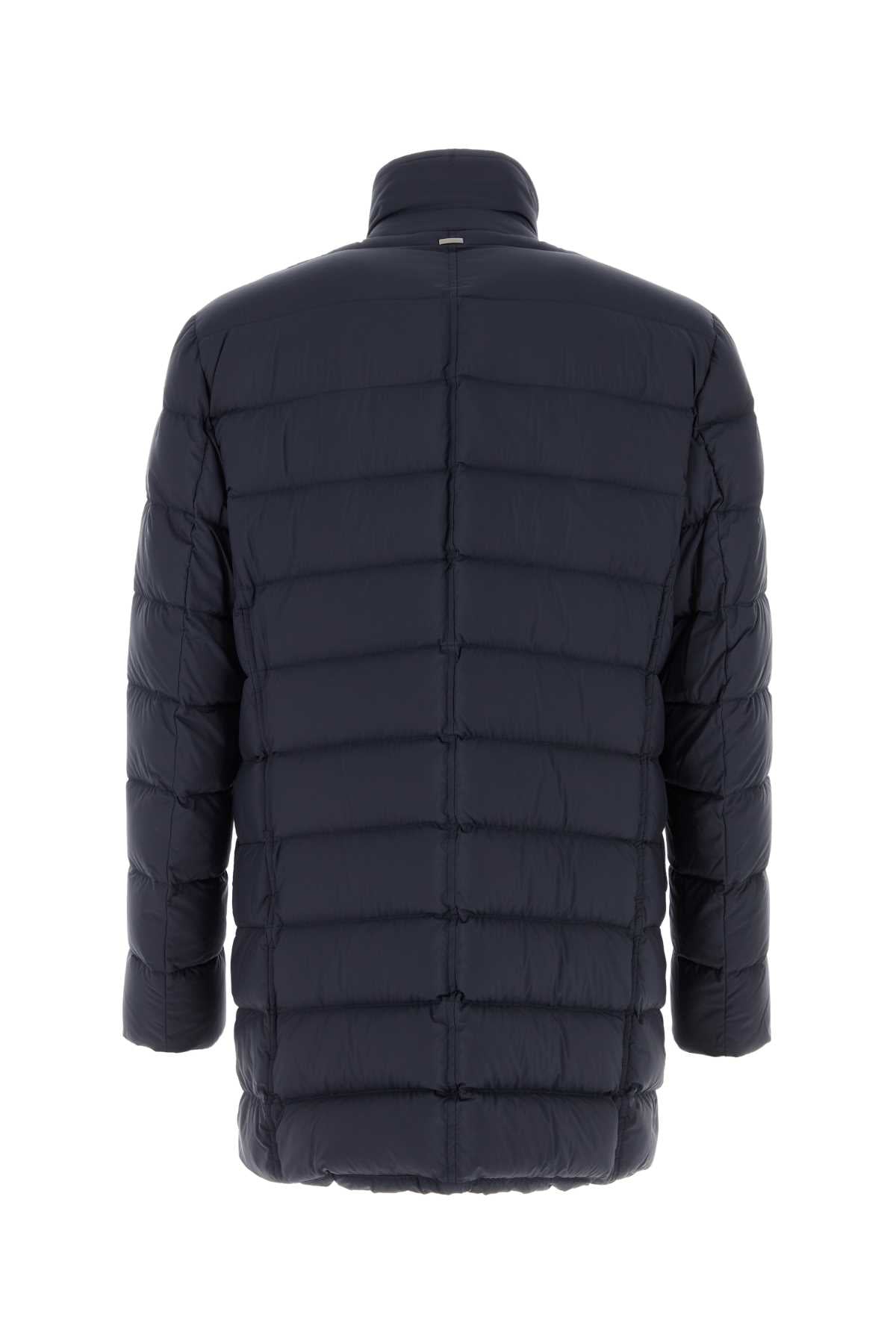 Herno Men Navy Blue Nylon Padded Jacket HERNO