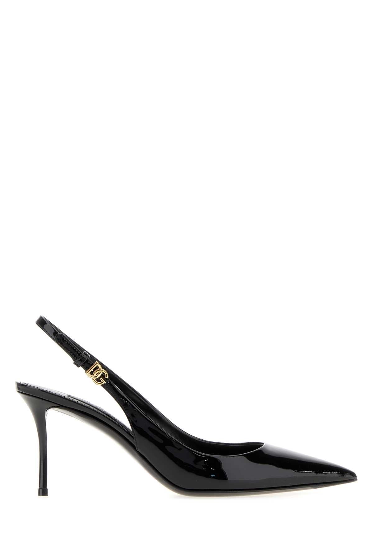 Dolce & Gabbana Women Black Leather Pumps