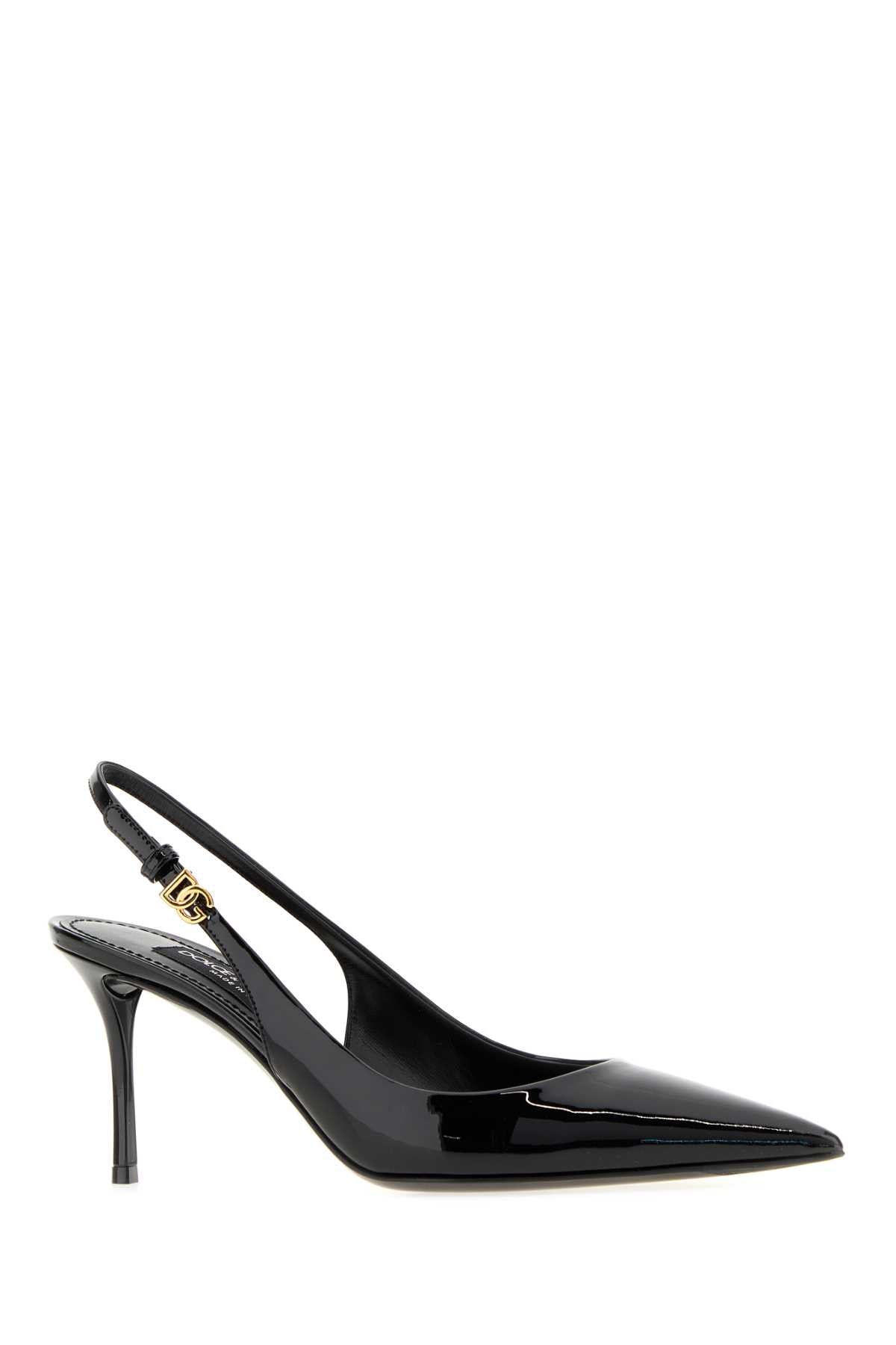 Dolce & Gabbana Women Black Leather Pumps