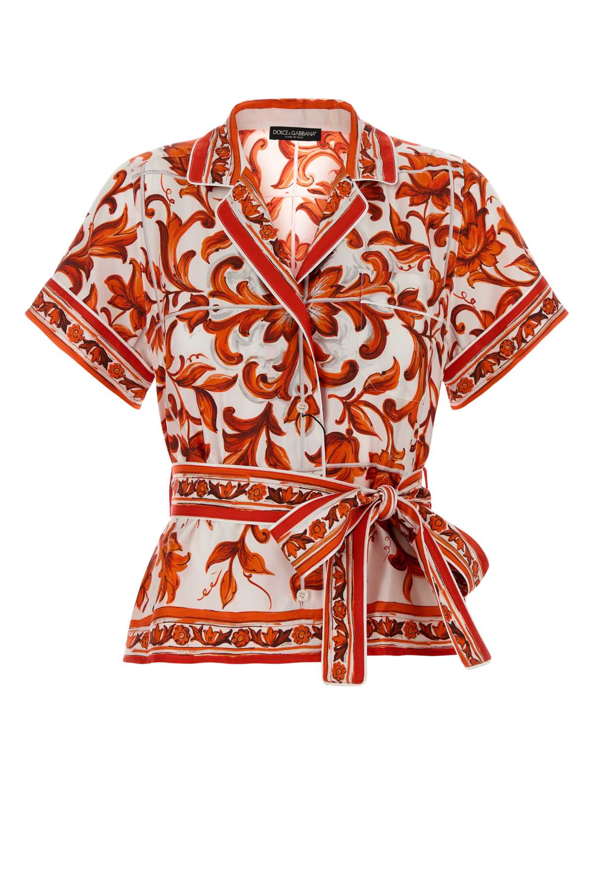 Dolce & Gabbana Women Twill Maiolica Arancione DOLCE & GABBANA