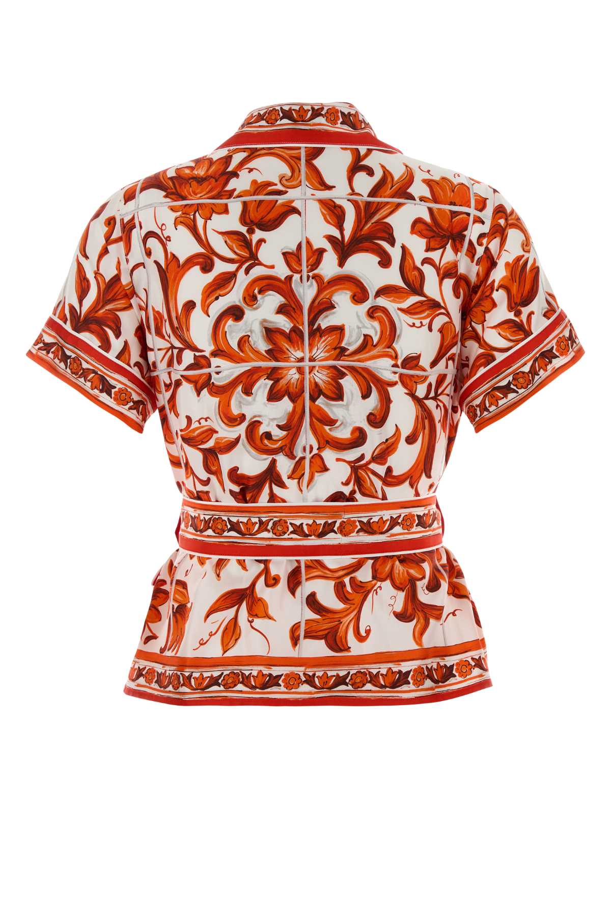 Dolce & Gabbana Women Twill Maiolica Arancione DOLCE & GABBANA