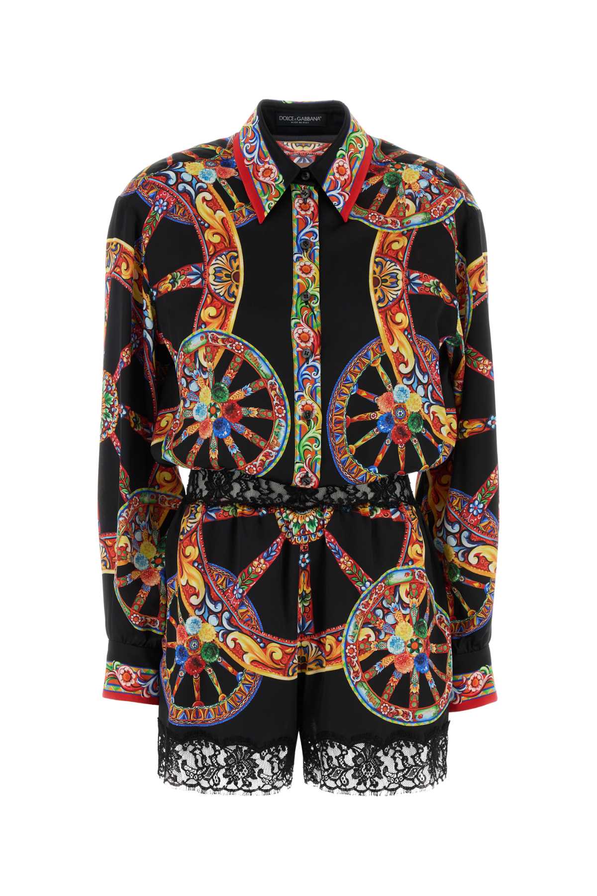Dolce & Gabbana Women Printed Satin Jumpsuit DOLCE & GABBANA