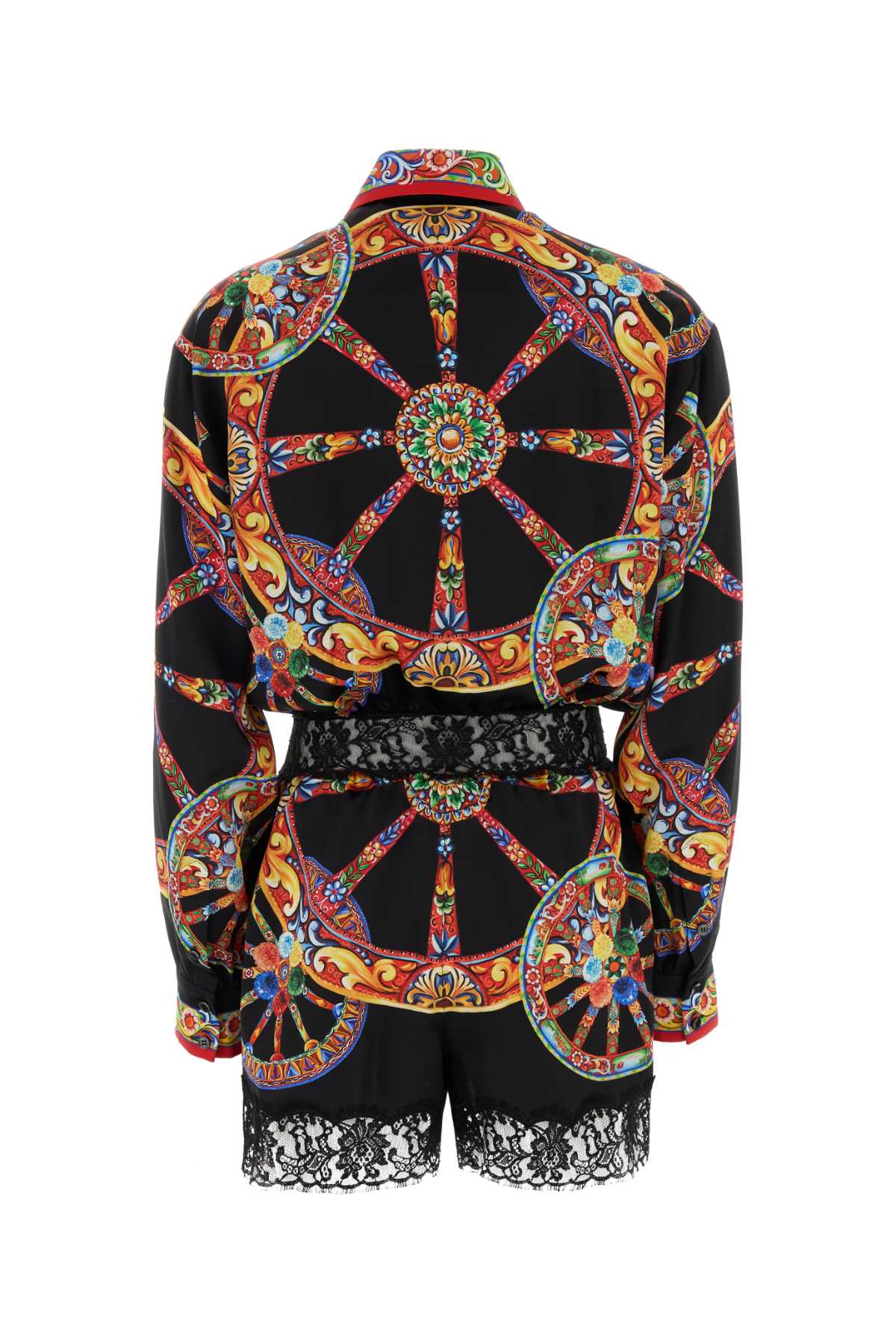 Dolce & Gabbana Women Printed Satin Jumpsuit DOLCE & GABBANA