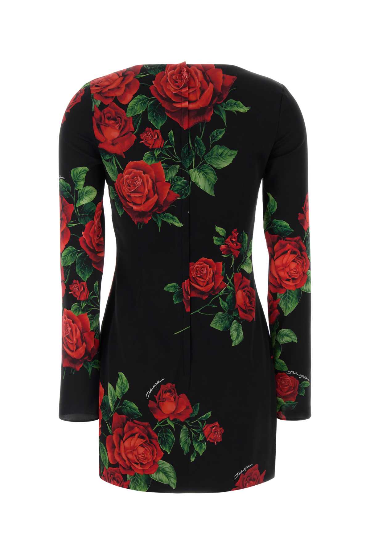 Dolce & Gabbana Women Printed Stretch Silk Mini Dress DOLCE & GABBANA