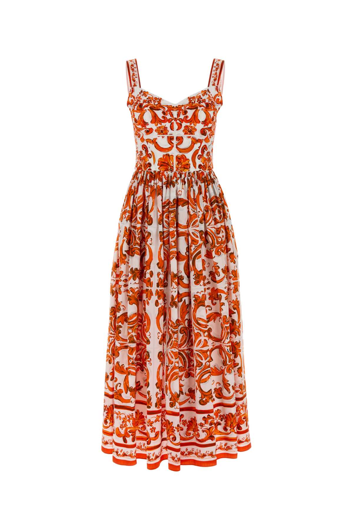 Dolce & Gabbana Women Printed Poplin Dress DOLCE & GABBANA