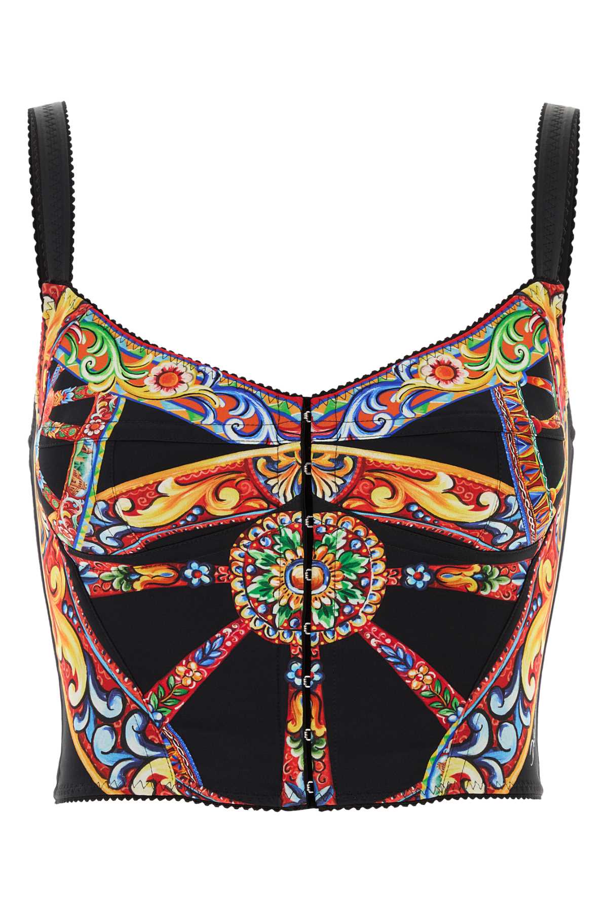 Dolce & Gabbana Women Printed Charmeuse Top DOLCE & GABBANA