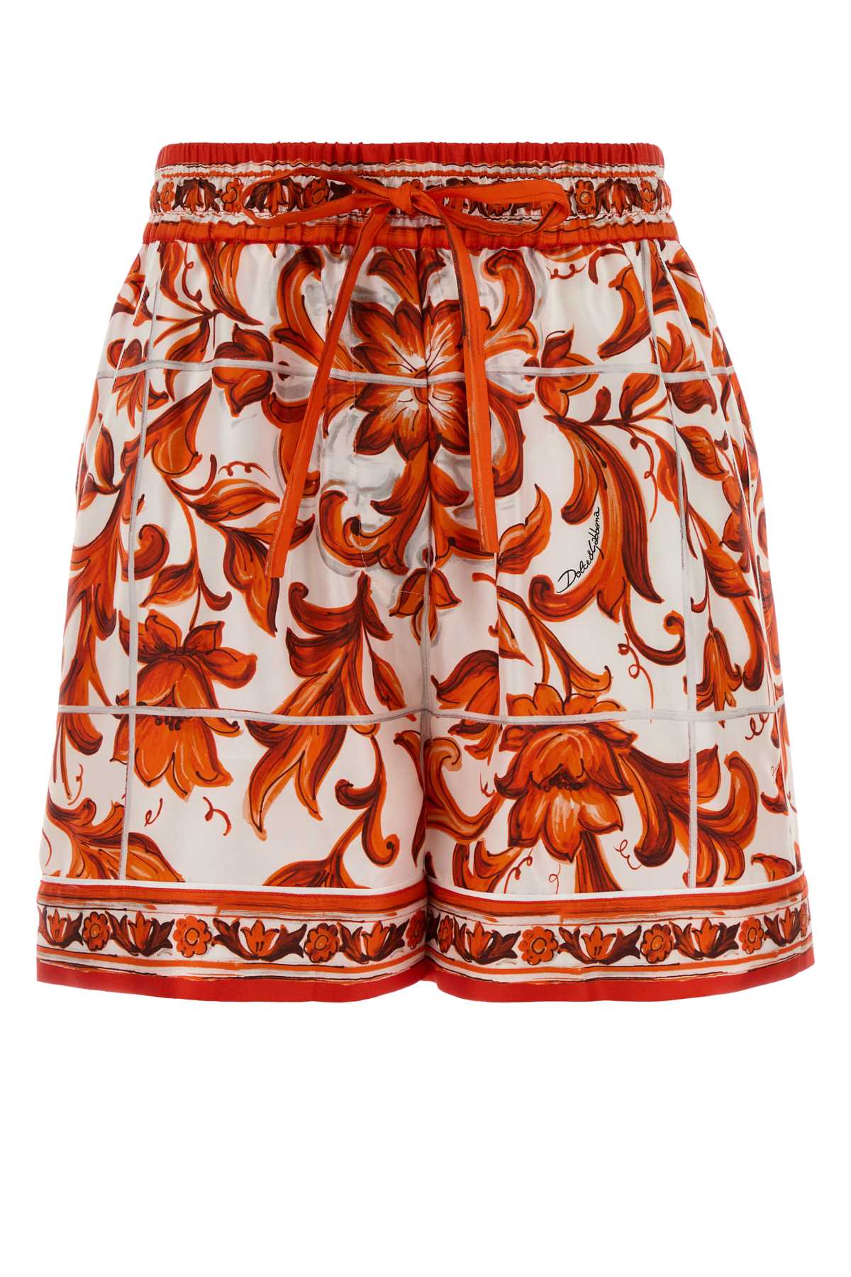 Dolce & Gabbana Women Printed Twill Shorts DOLCE & GABBANA