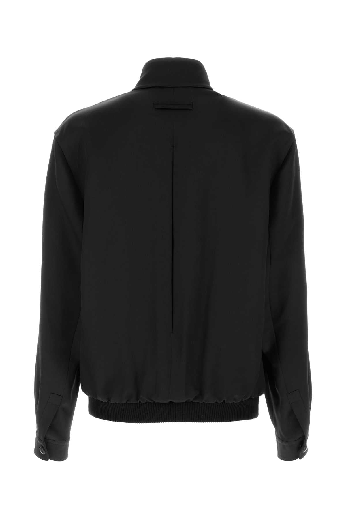 Zegna Men Black Silk Sweatshirt ZEGNA
