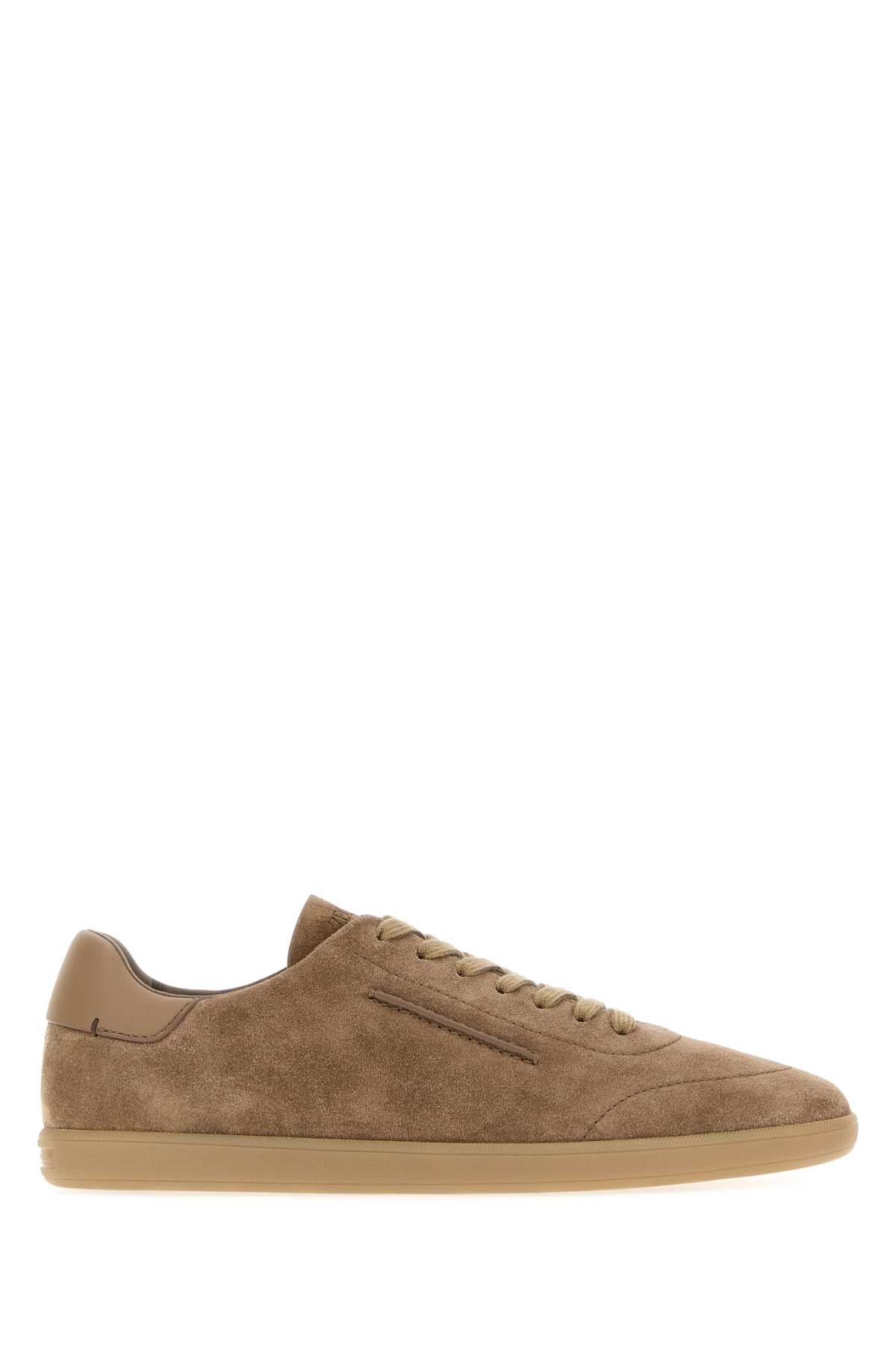 Zegna Men Biscuit Suede Sneakers ZEGNA