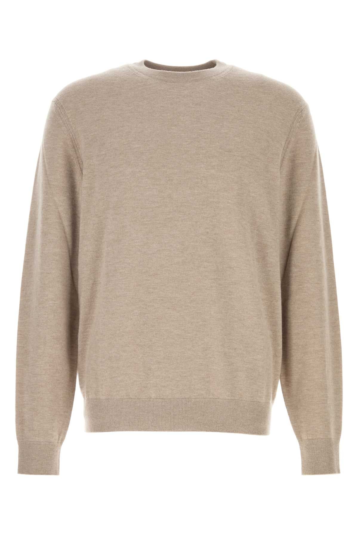 Zegna Men Sand Cashmere Sweater ZEGNA
