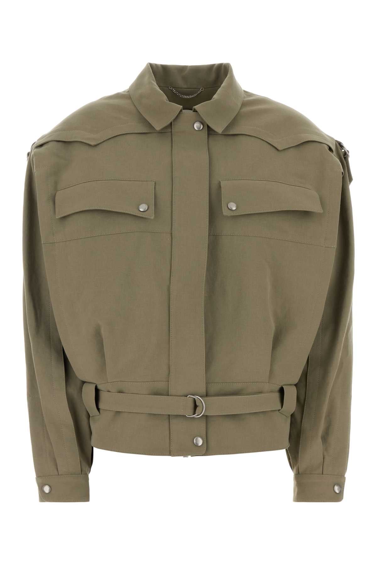 Magda Butrym Women Pf26 Jacket 10 Khaki MAGDA BUTRYM