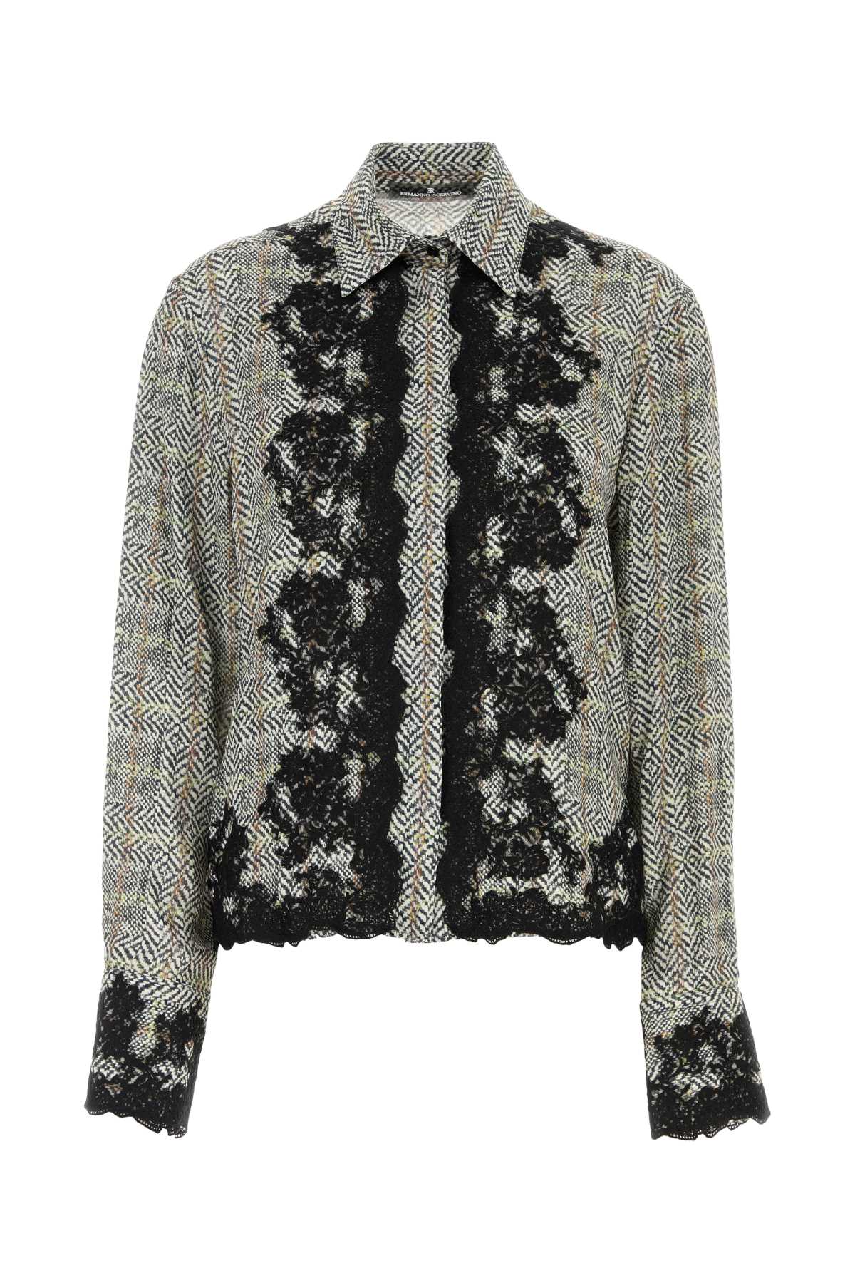 Ermanno Scervino Women Printed Viscose Shirt ERMANO SCERVINO