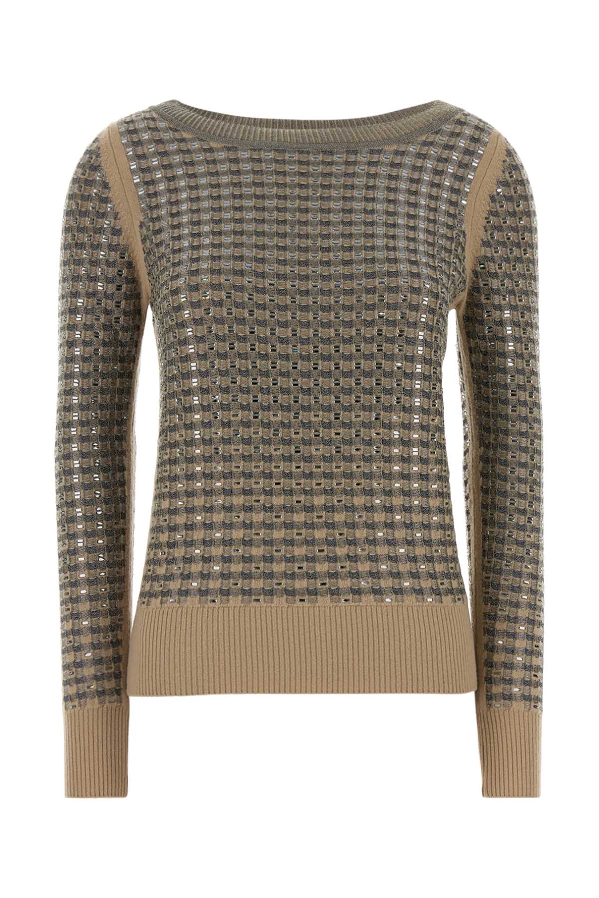 Ermanno Scervino Women Embroidered Wool Blend Sweater ERMANO SCERVINO