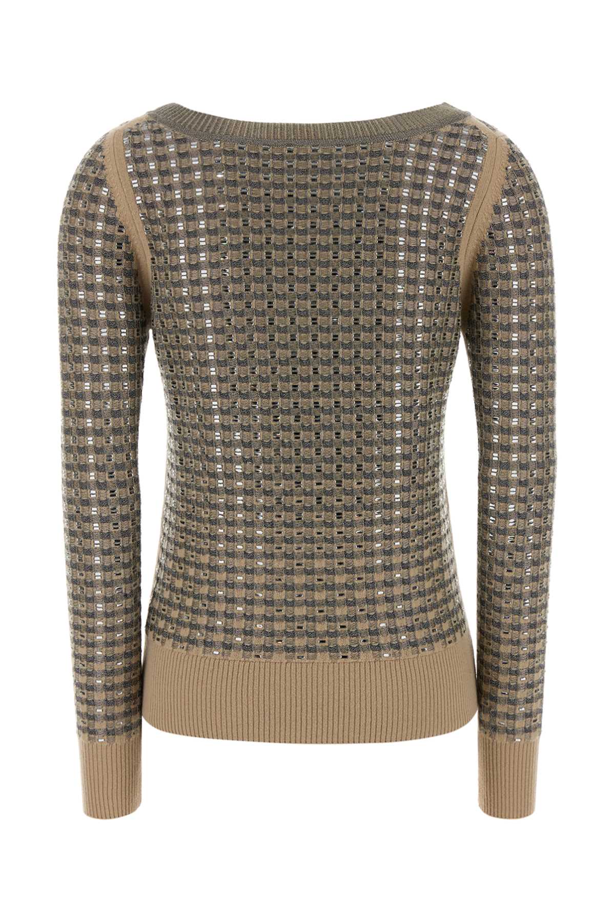 Ermanno Scervino Women Embroidered Wool Blend Sweater ERMANO SCERVINO