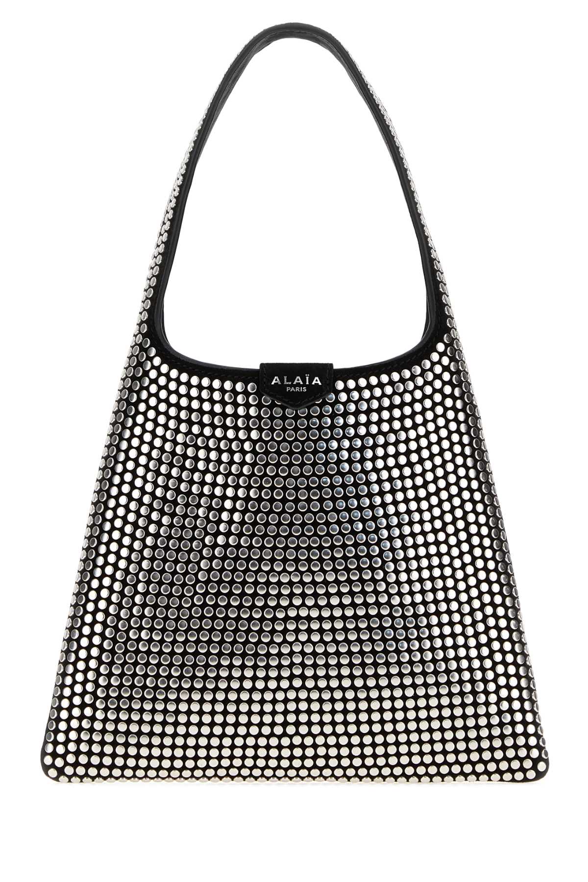 Alaia Women Embellished Leather Hobo Studs Shoulder Bag ALAIA