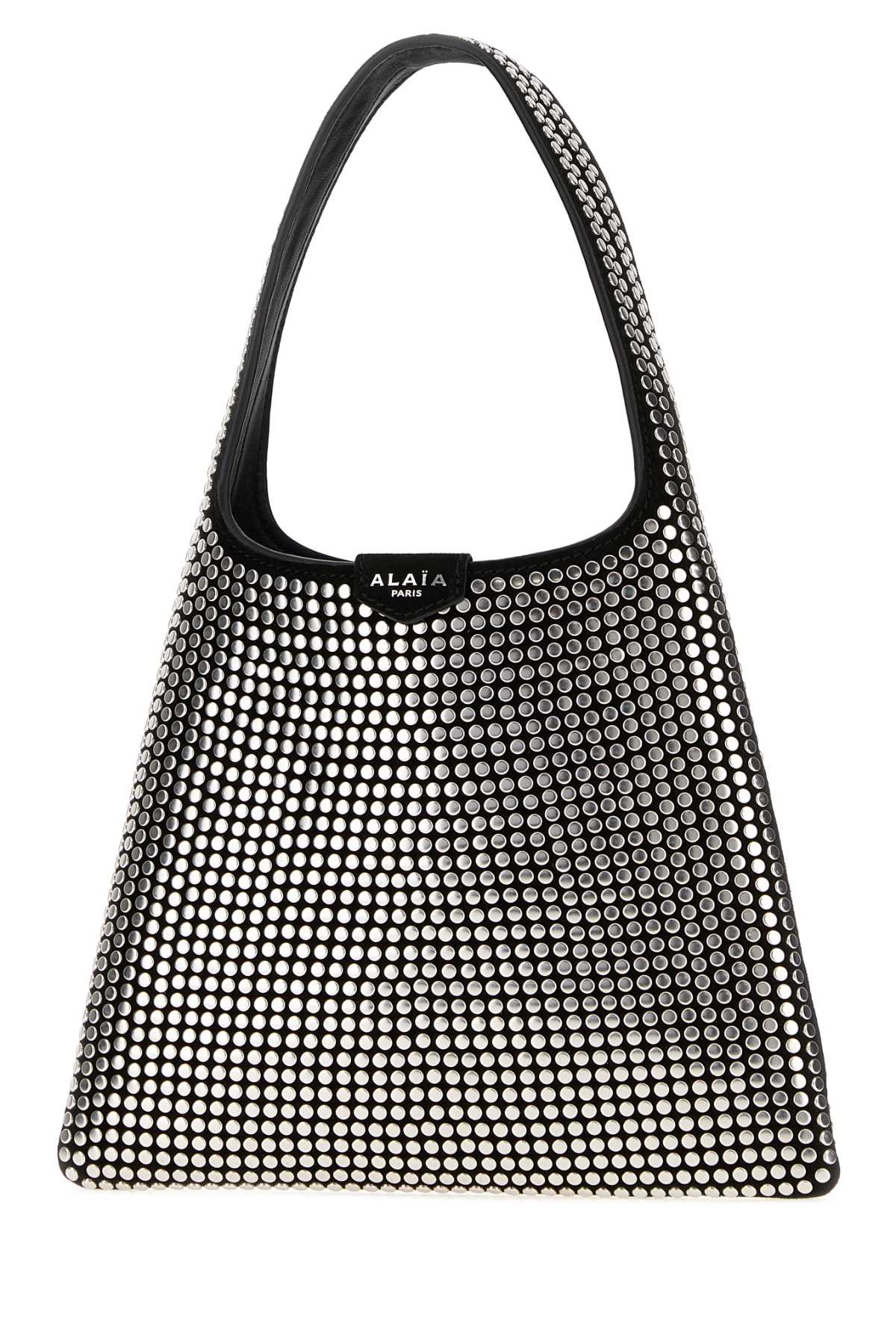 Alaia Women Embellished Leather Hobo Studs Shoulder Bag ALAIA
