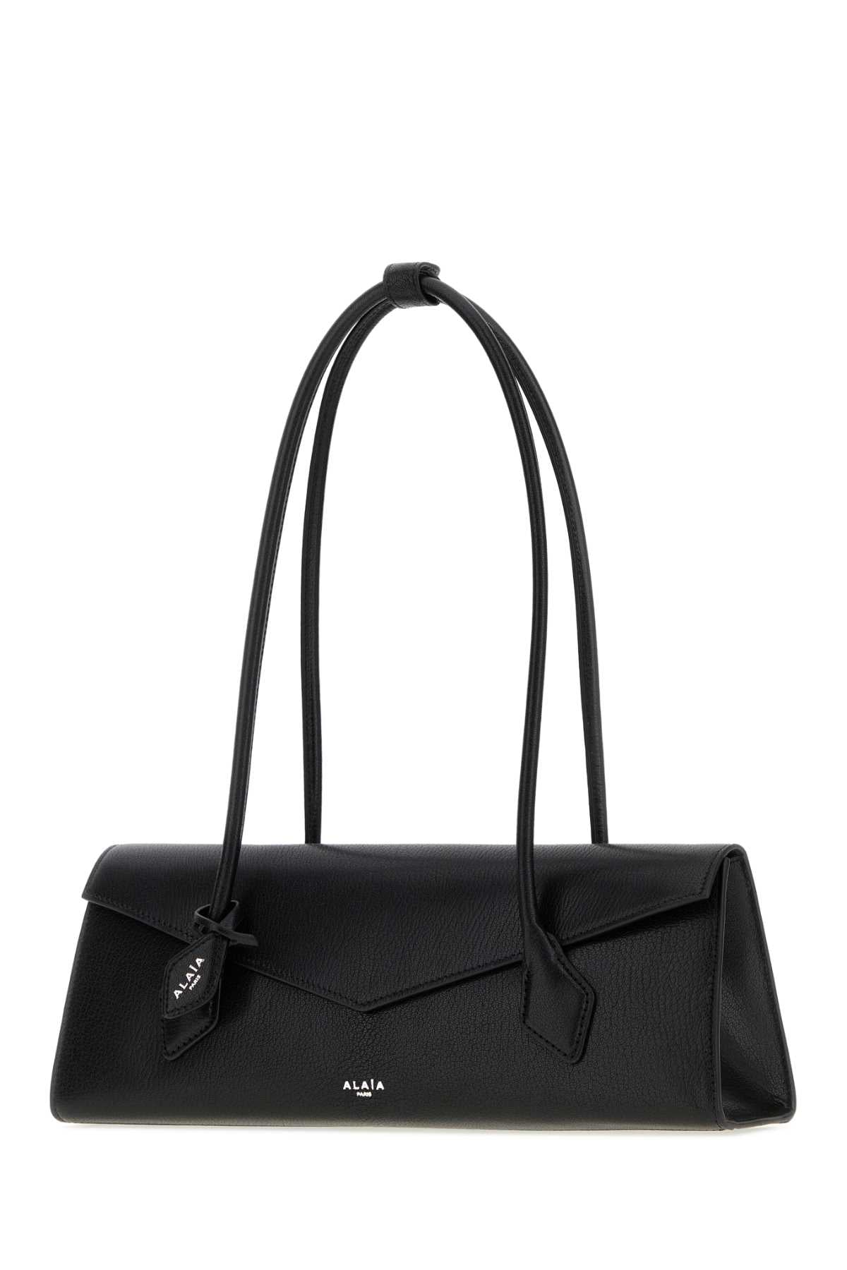 Alaia Women Black Leather Teckel Shoulder Bag ALAIA