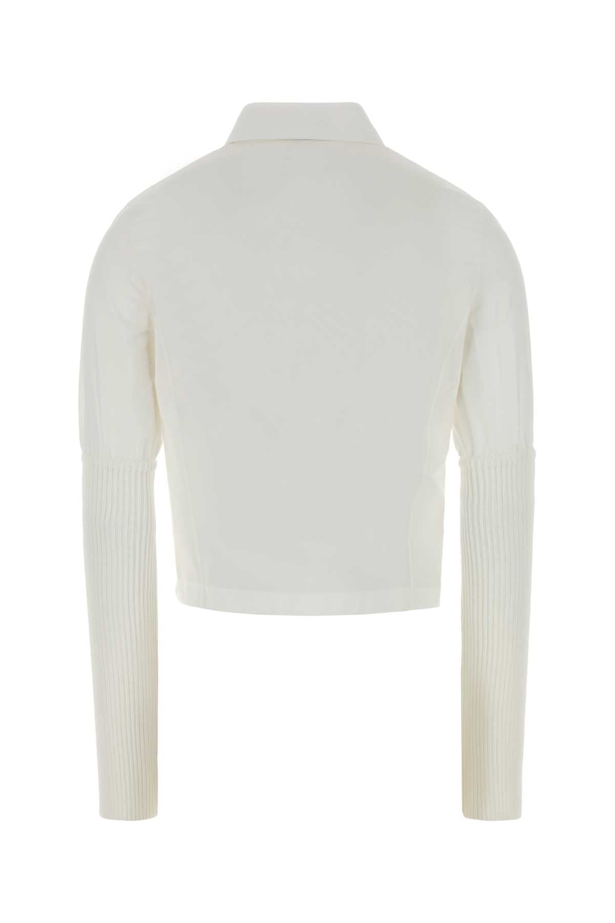 Alaia Women White Poplin Shirt ALAIA