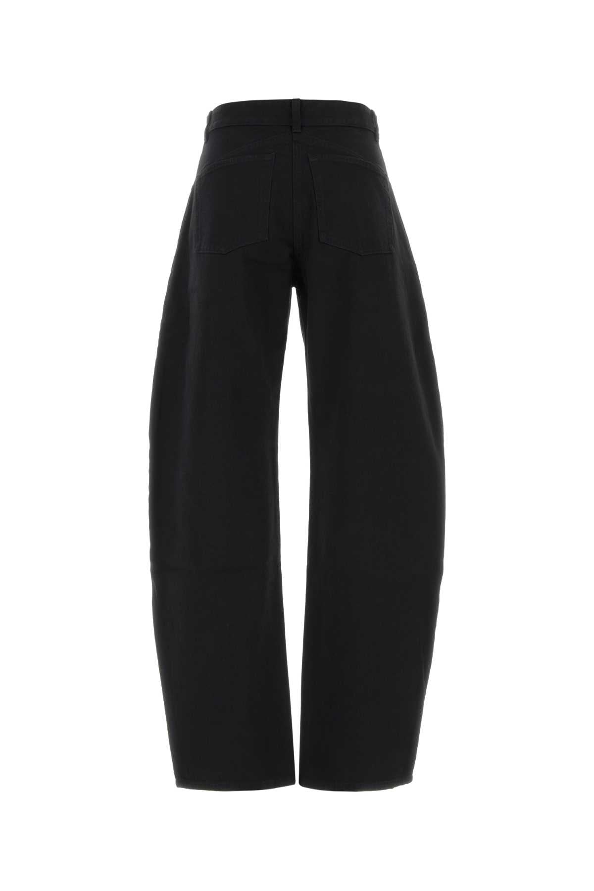 Alaia Women Black Denim Jeans ALAIA