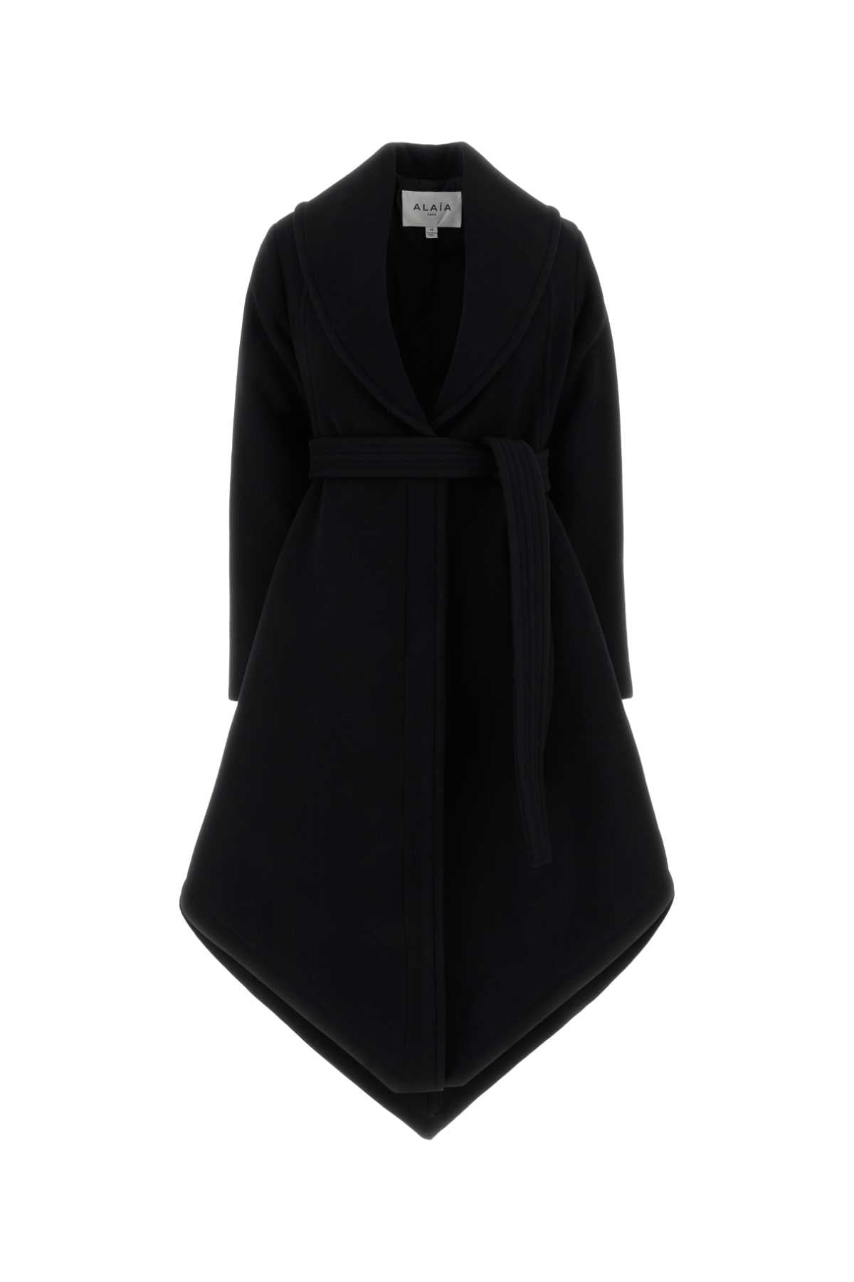 Alaia Women Black Wool Coat ALAIA